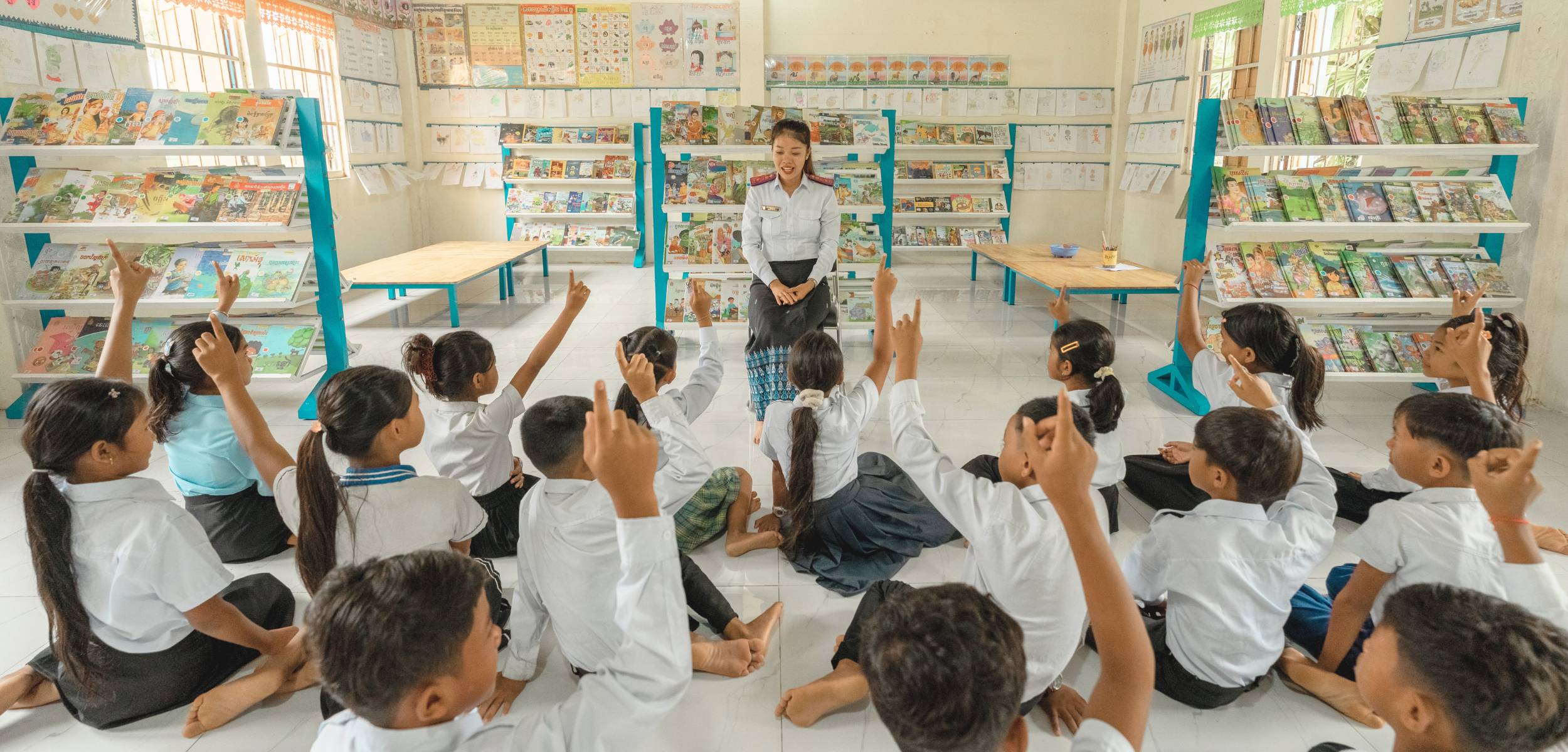 Why are libraries important to a community: A Room to Read library in Cambodia