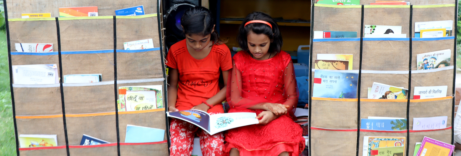 Girls reading