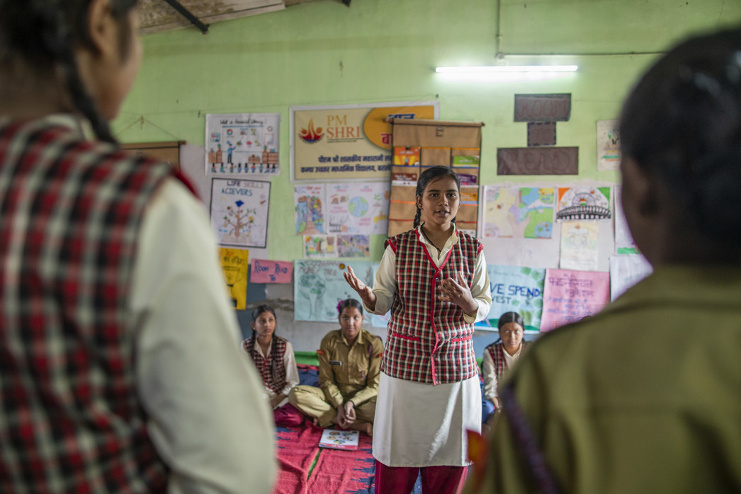 What is equity in education, a student participating in a class discussion