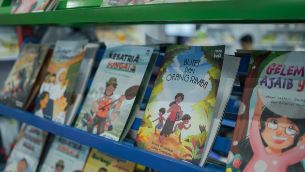 Love for libraries in Indonesia