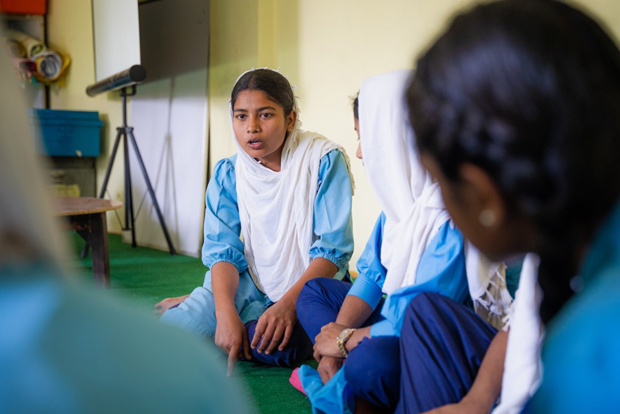 Equity in education, female students building life skills through Room to Read's Girls' Education Program