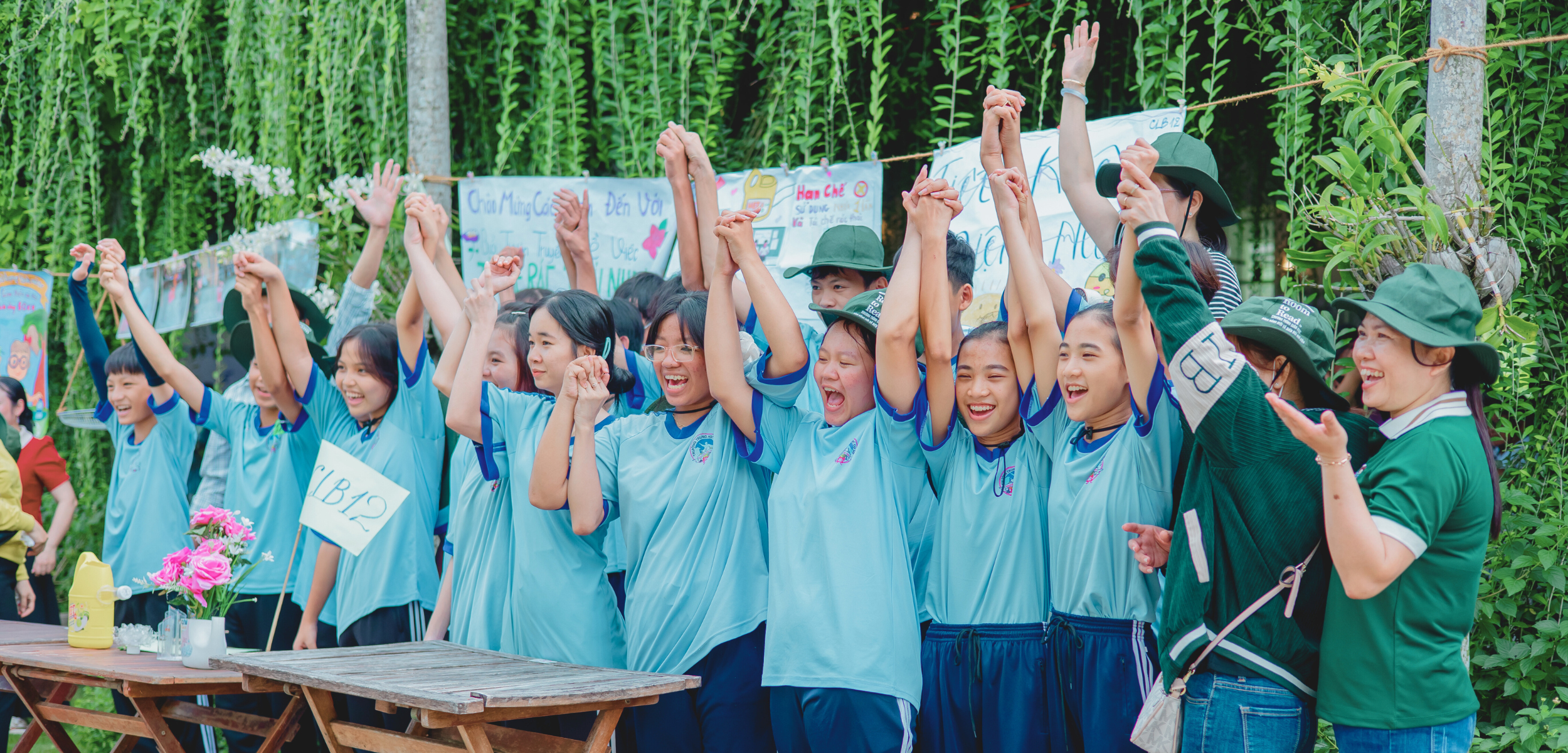 Climate change and gender equality, girls in Room to Read's Climate Justice Club in Vietnam