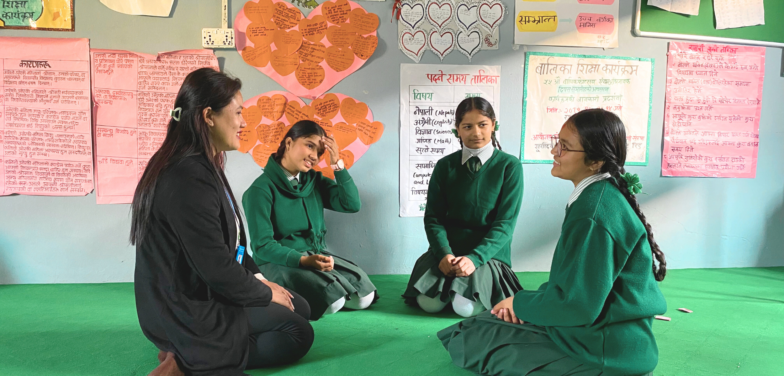 Life skills classes, Nepal