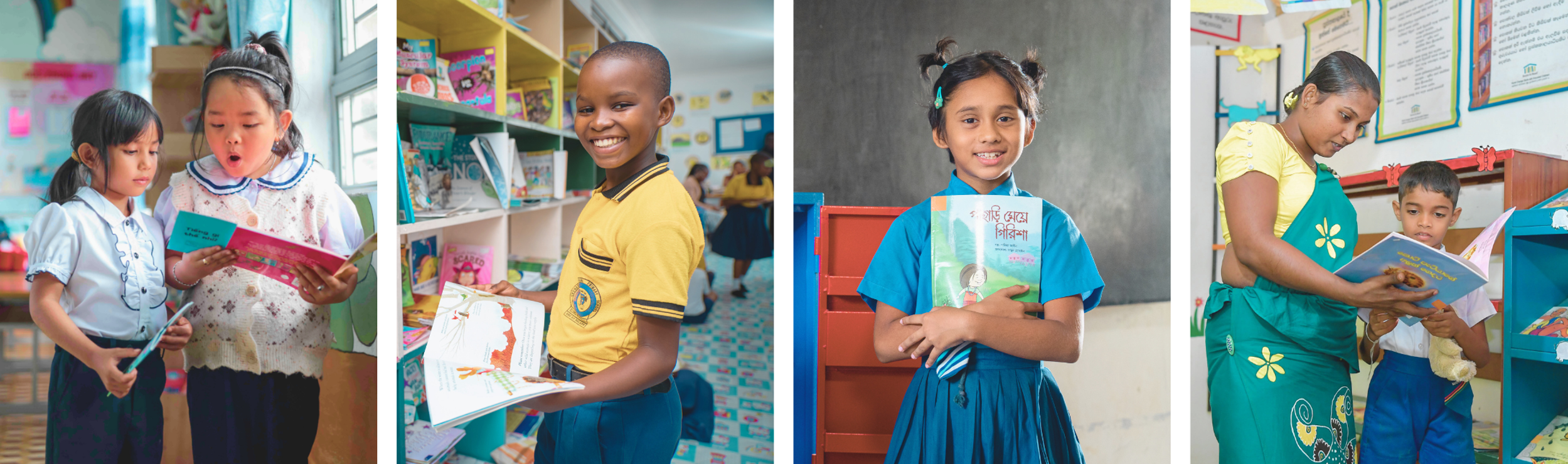 Why are libraries important to a community, children reading in Room to Read libraries around the globe