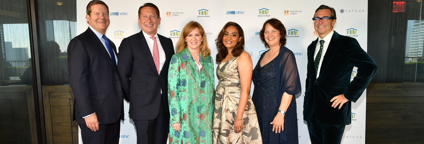 Board members on red carpet