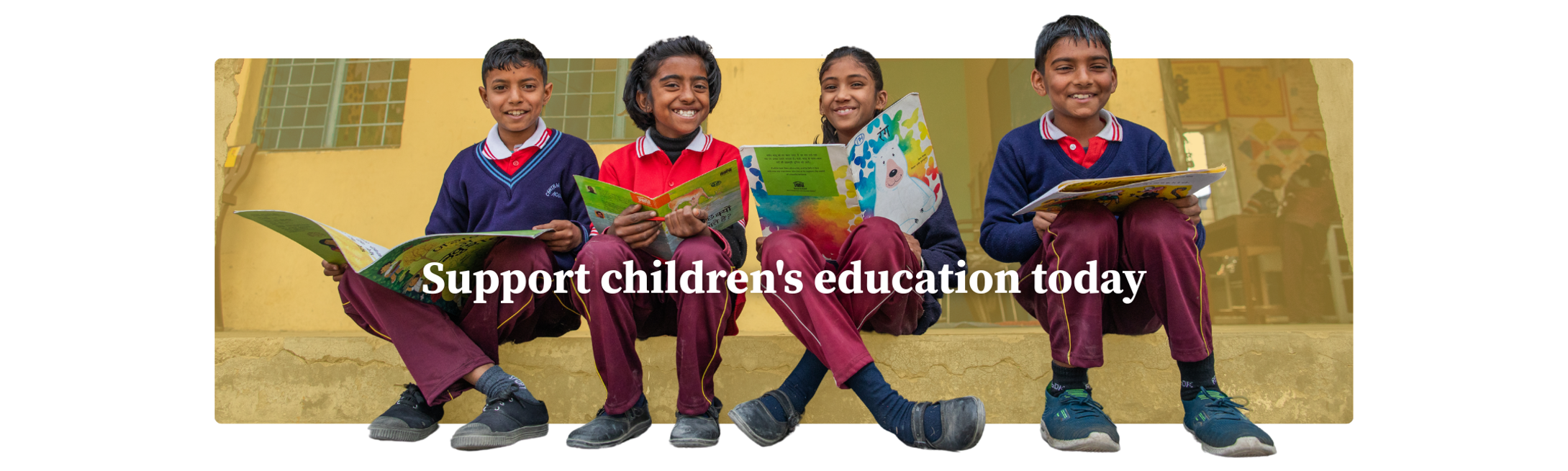 Support children's education today