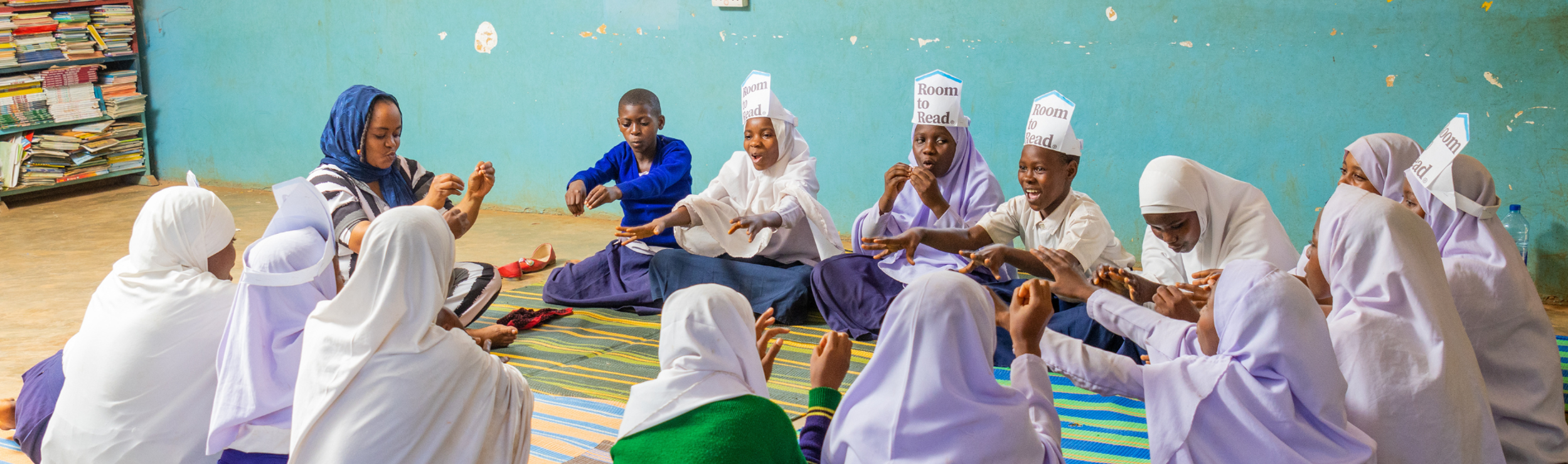 Girls education in Africa a Room to Read life skills class in Tanzania