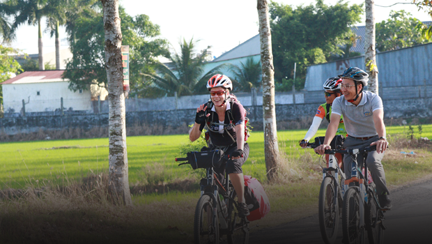 Inspired Professor Bikes 400+ miles for Vietnam Libraries