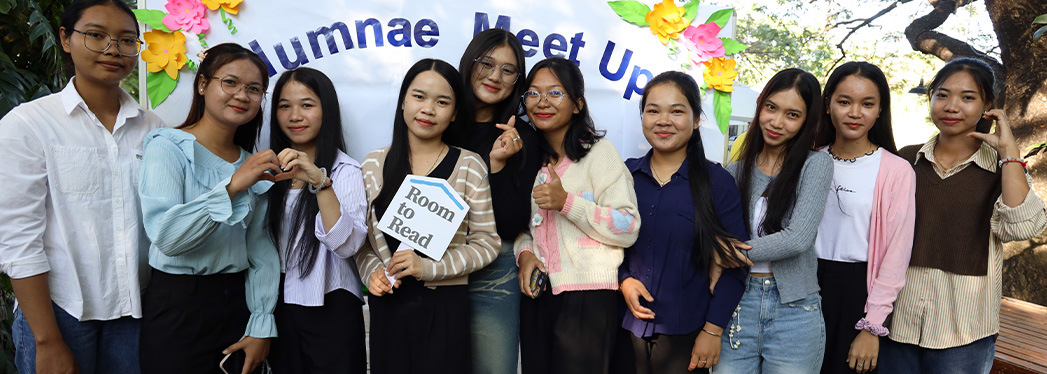 Room to Read Girls' Education Program alumnae meet up in Cambodia
