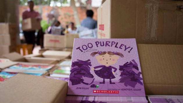 Room to Read and Scholastic Deliver Children’s Books Around the World
