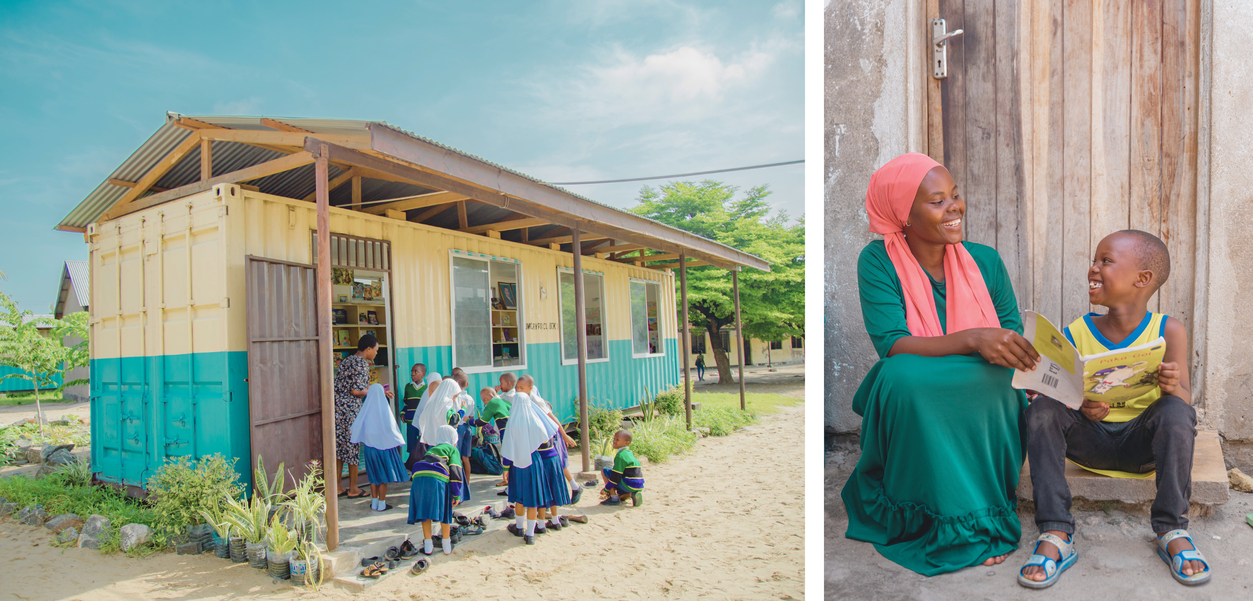 Why are libraries important to a community, a library in Tanzania