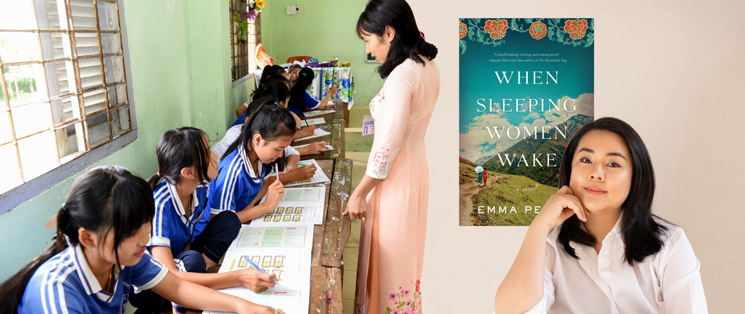 left - Room to Read Girls Education financial literacy lesson in Vietnam and right - Emma Pei Yin